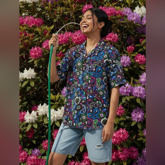 Vintage Tops - Vintage 80s cotton shirt